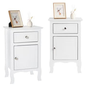 Mid-Century Modern Nightstand with Storage