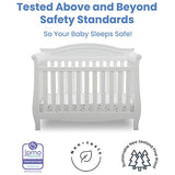 Lancaster 4-in-1 Convertible Baby Crib, Bianca White