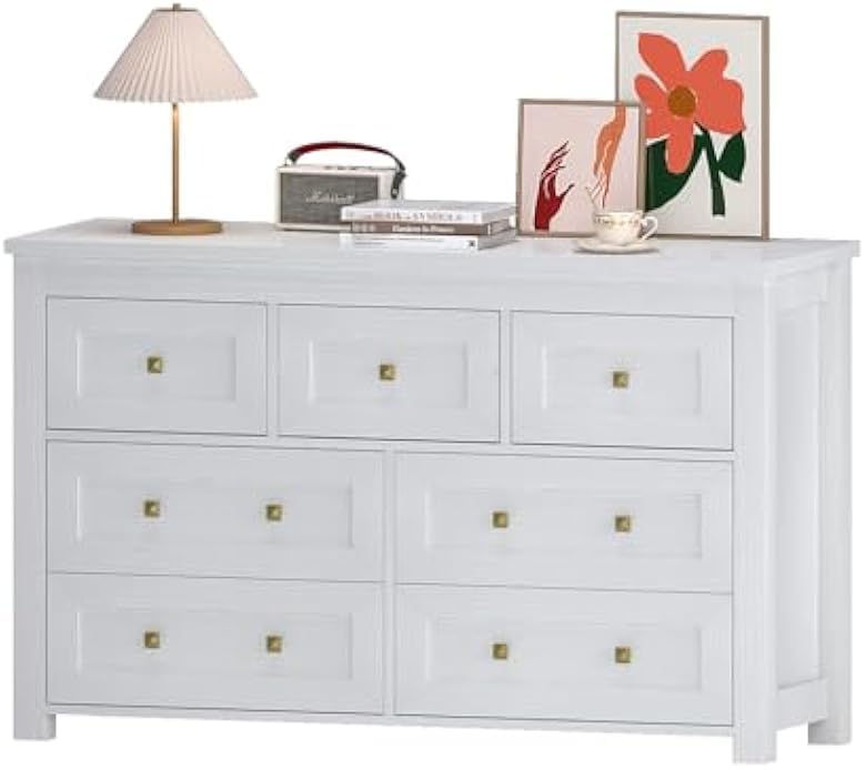 7-Drawer Dresser for Bedroom, Chest of Drawers with Ample Storage