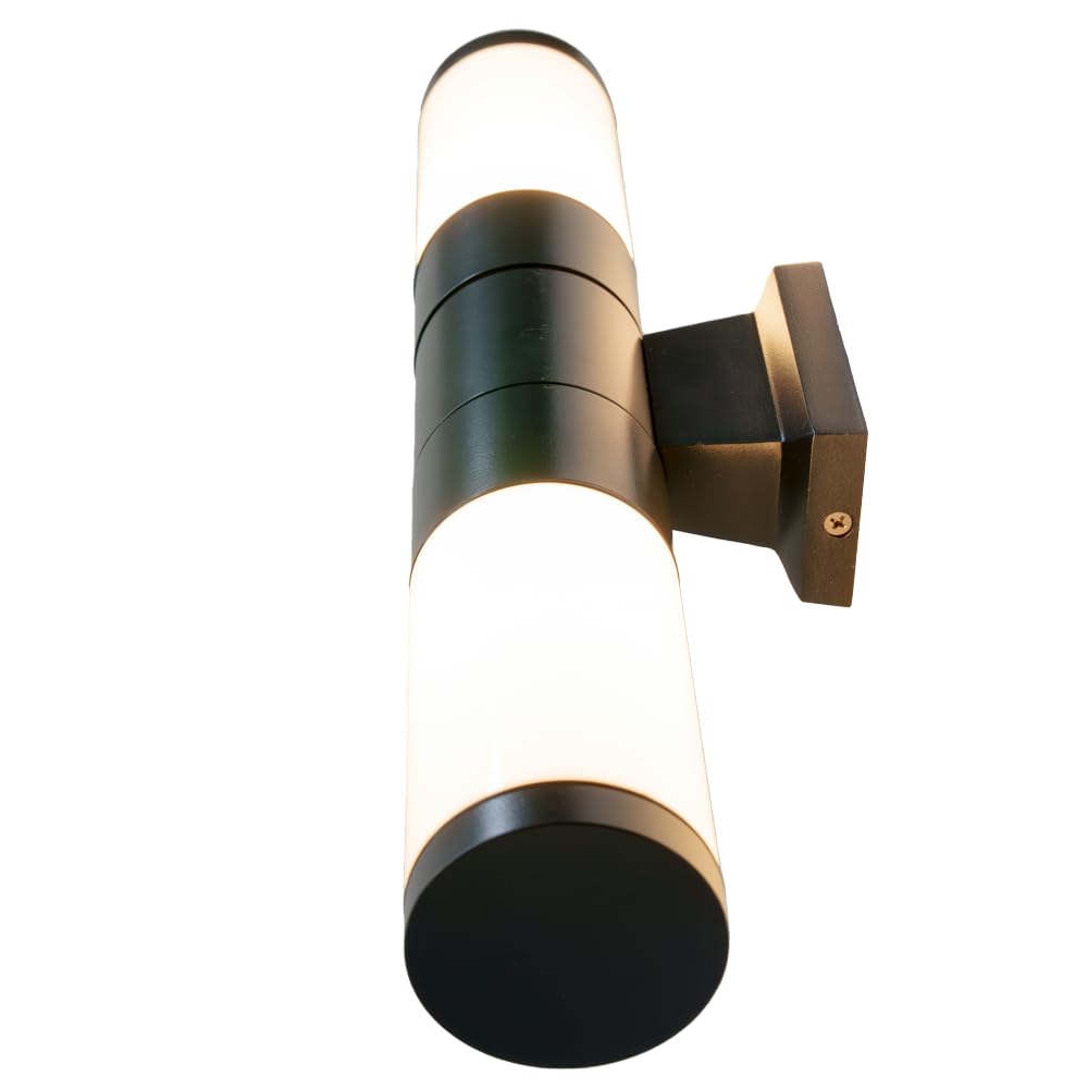 12V Cast Brass Up/Down Outdoor Sconce & Lanai Light (Black)