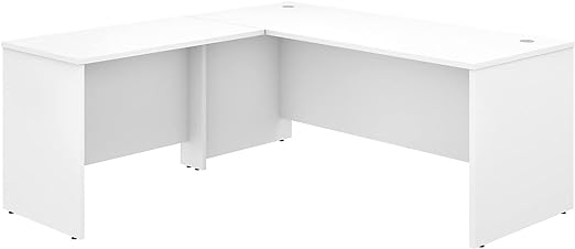 Studio C 72W x 30D L Shaped Desk with 42W Return in Storm Gray