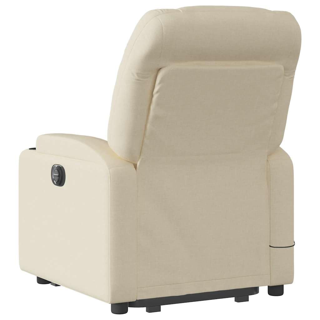 Fabric Power Lift Recliner Chair with 6-Point Vibration Massage - Stand up Assistance Wingback Armchair for Living Room