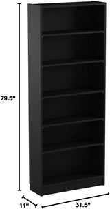 billy book case, Black Brown