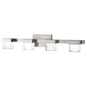 22814 40-Watt Equivalent 4-Light Brushed Nickel LED Vanity Light