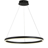 Modern Minimalist Hanging Light Black Acrylic Shade Hanging Lamp Nordic Living Room