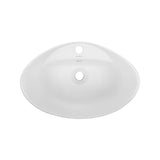 Well Made Forever SM-VS211 Ivy 23" Oval Ceramic Vessel Sink