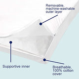 Pillows King Size Set of 2, Hybrid Shredded Memory Foam Pillow[Adjustable Loft]