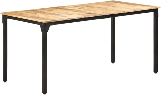 YouuIhom Industrial Retro Wood Dining Table – Multifunctional Center Table