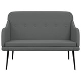 Comfy Loveseat Couch, Modern 2-Seater Sofa Loveseat, Small Loveseat Sofa, 2-Seater Bench for Living Room Bedroom Office, Dark Gray 43.3"x29.9"x31.5" Fabric,-324