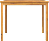 Patio Dining Table 35.4"x35.4"x29.1" Solid Wood Acacia