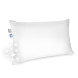 Elite Premium Down Sleeping Pillow 600 Fill Power White Down Available in Soft, Medium & Firm 400 Thread Count Cotton Shell Premium Comfort - Made in The U.S.A