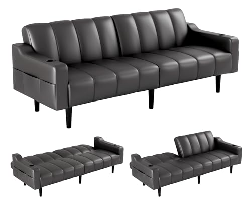 80'' Sleeper Sofa Couch, Small Splitback Loveseat
