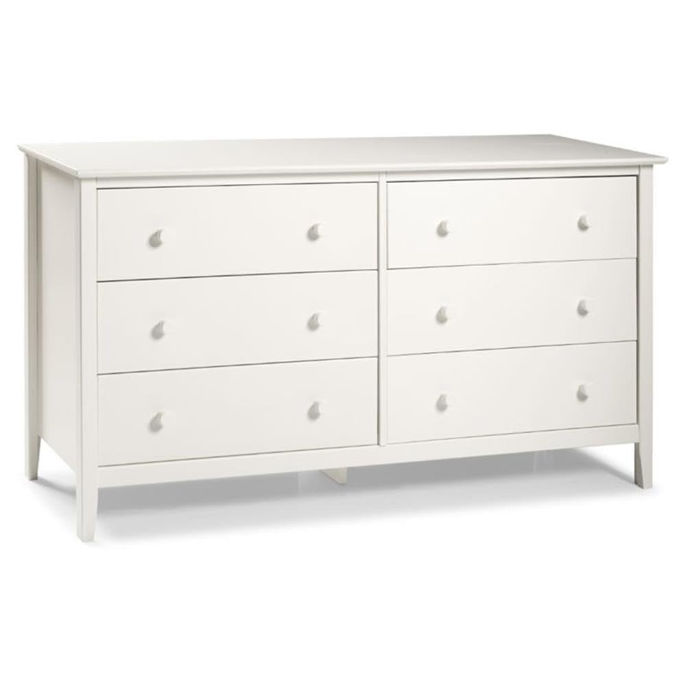 Simplicity 6-Drawer Dresser for Kids Bedroom, Sturdy Brazilian Pine and Pine Veneers