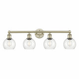 Lighting Athens - 4 Light Bath Vanity in Industrial Style-10.63 Inches Tall