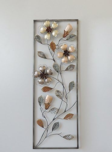 Metal Wall Decor with Frame