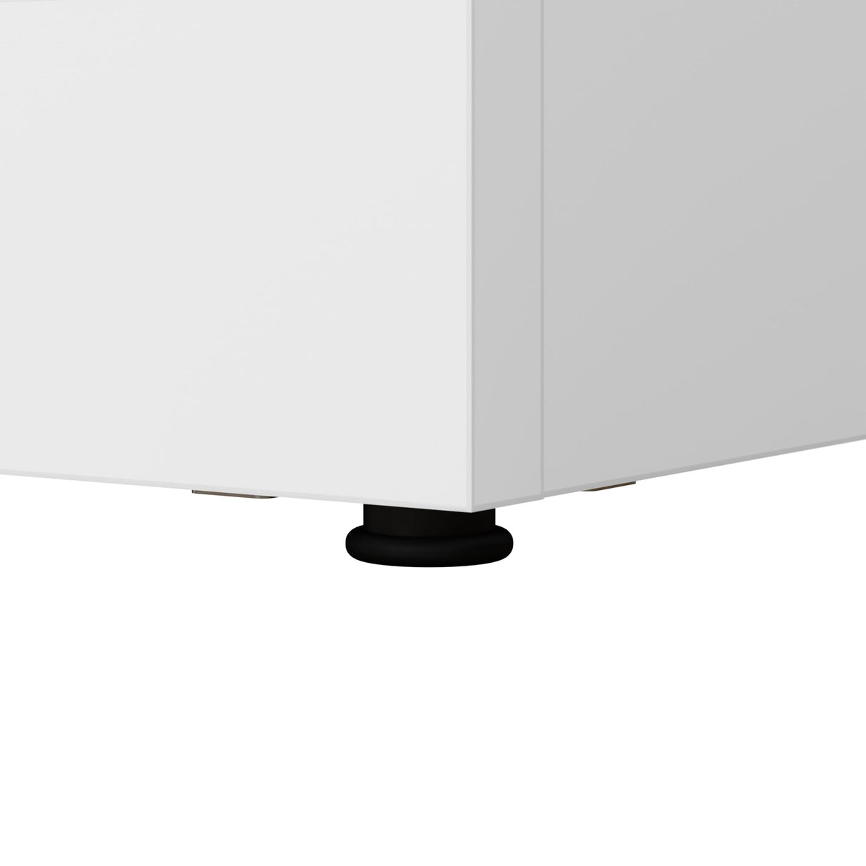Hampton Heights 72W x 30D Executive L-Shaped Desk in White, Large Computer