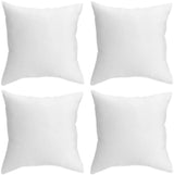 18 x 18 Throw Pillow Insert - Pack of 4 White, Down Alternative Pillow Inserts for Decorative Pillow Covers,