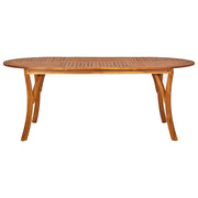 Patio Table 79.1"x39.4"x29.5" Solid Acacia Wood
