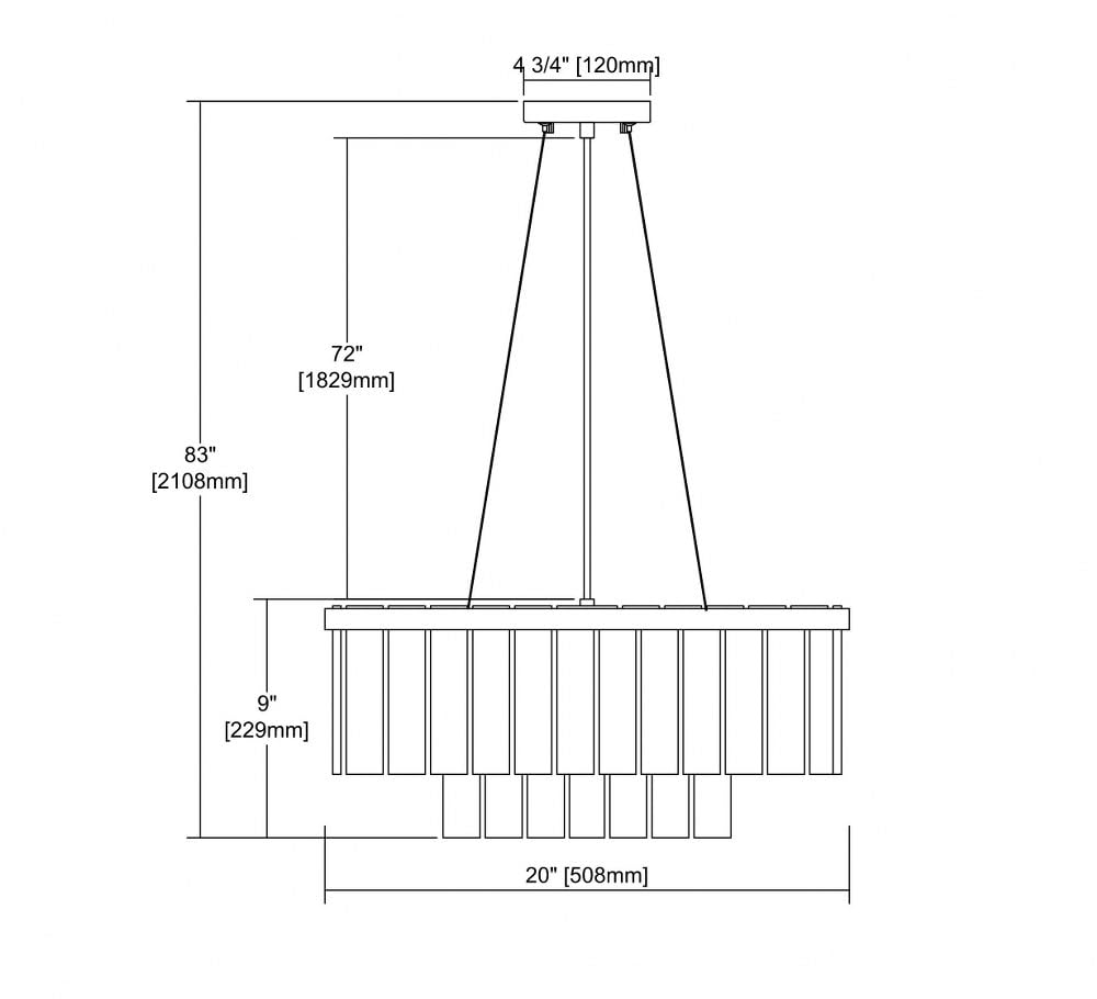 Orchestra 1-Light Chandelier - in Gold Leaf Finish, with Natural Alabaster Shade,