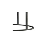 Rustic Revival 2-Piece Nesting Coffee Table Set, Round Gray Faux Marble Tabletops