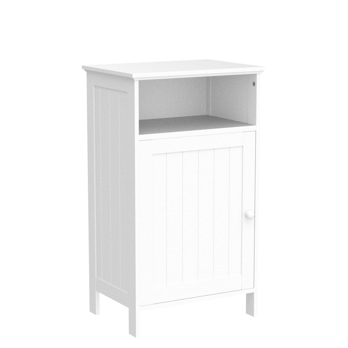 Small Floor Storage Cabinet/Organizer with Drawer and Door, For Bathroom & Toilet,