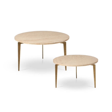 Coastal Cottage Nero Round Nesting Cocktail Tables