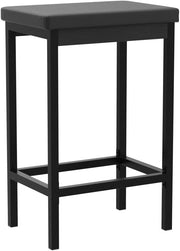 Bar Stools, Set of 2 Bar Chairs, 24.8-Inch Height Stools, Breakfast Bar Stools