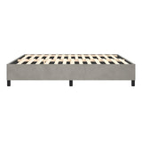Bed Frame Light Gray 72"X83.9" California King Velvet 3121159