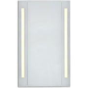 Elixir Rectangle Medicine Storage Mirror Cabinet with 20W LED Lighting Bars