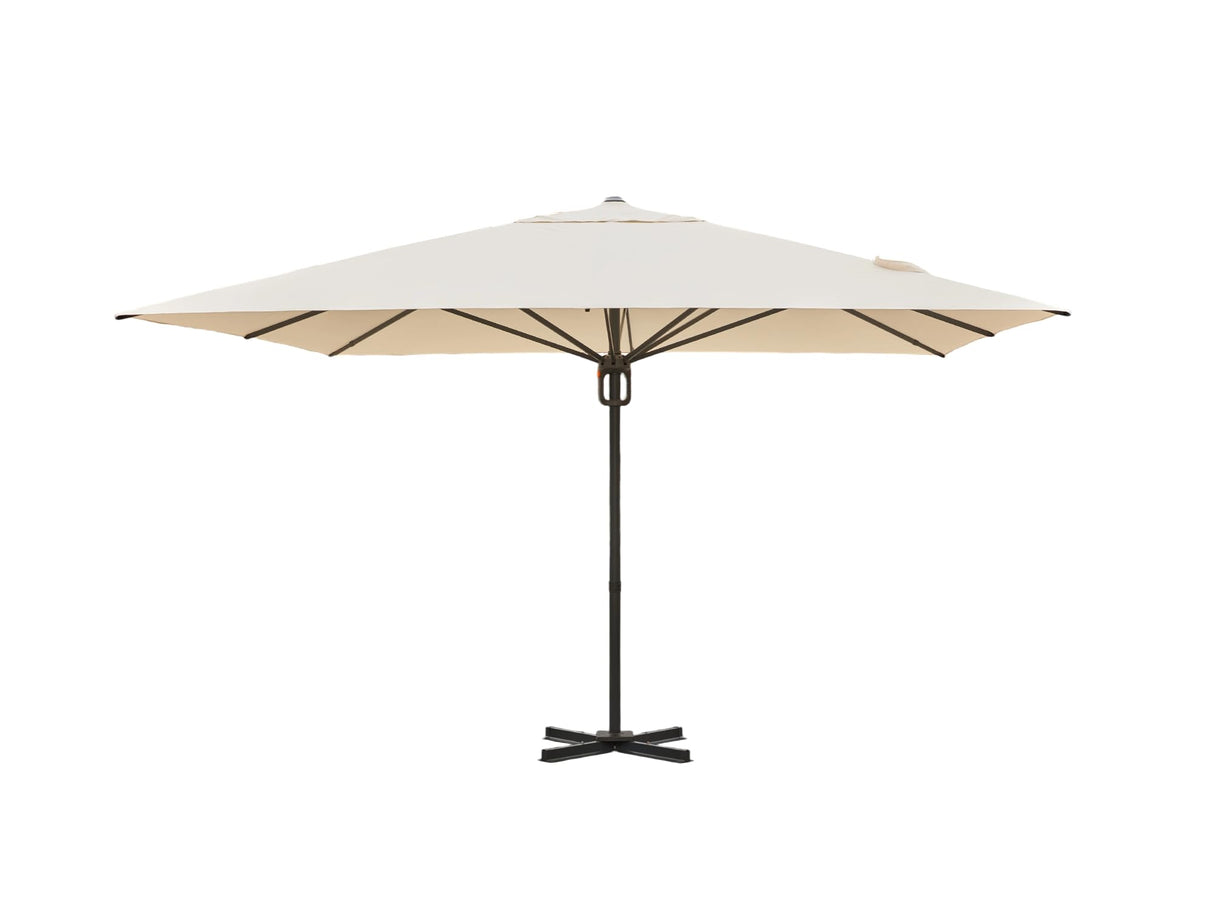 Large Patio Umbrellas with Base, 13' x 13' Aluminum Outdoor Umbrella