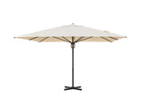 Large Patio Umbrellas with Base, 13' x 13' Aluminum Outdoor Umbrella
