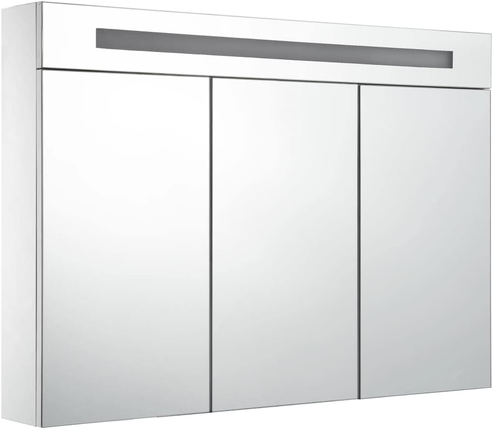 LED Bathroom Mirror Cabinet 34.6"x5.1"x24.4"-51211026