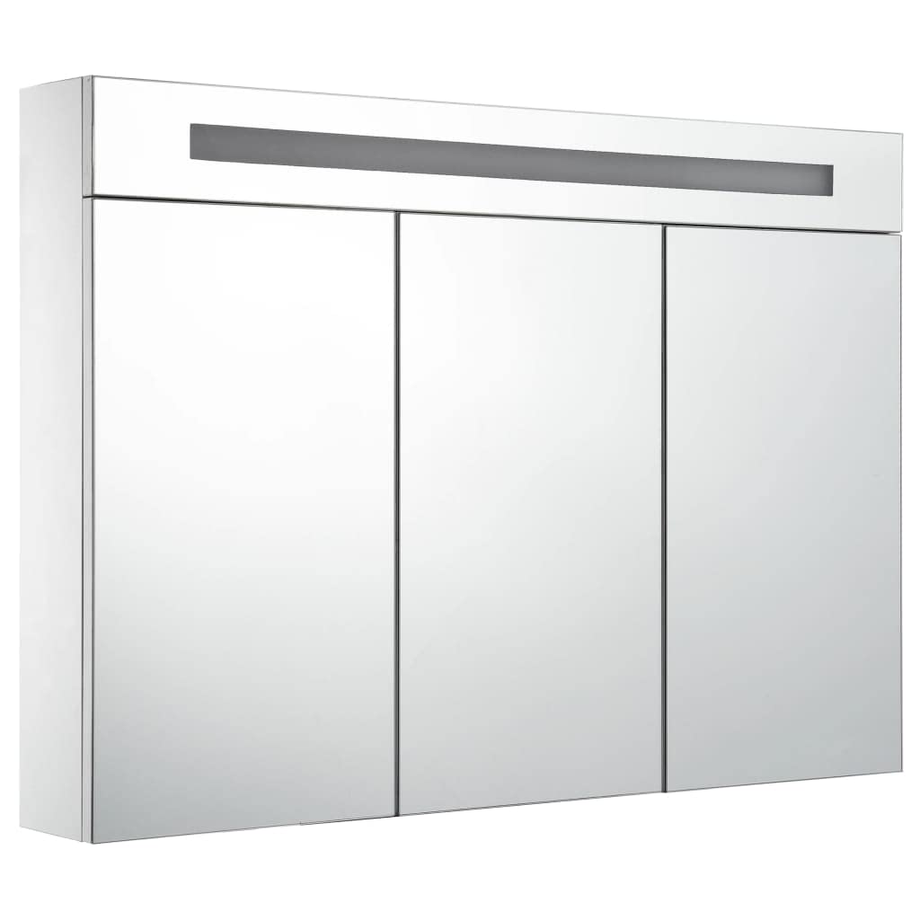 LED Bathroom Mirror Cabinet 34.6"x5.1"x24.4"-51211026