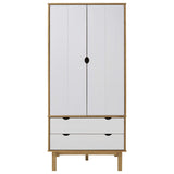 OTTA Wardrobe - Solid Pine Wood Classic Scandinavian Design