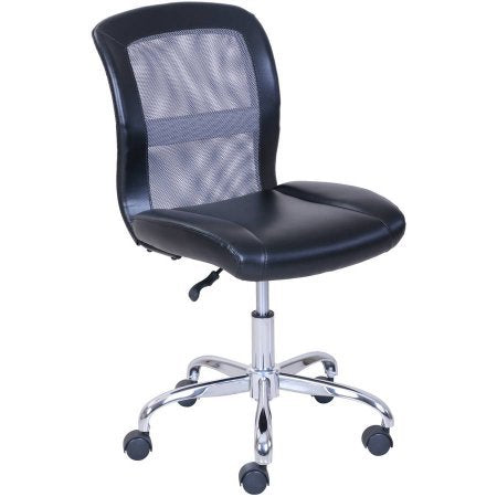 Mainstays Vinyl and Mesh Task Chair (Black/Gray)