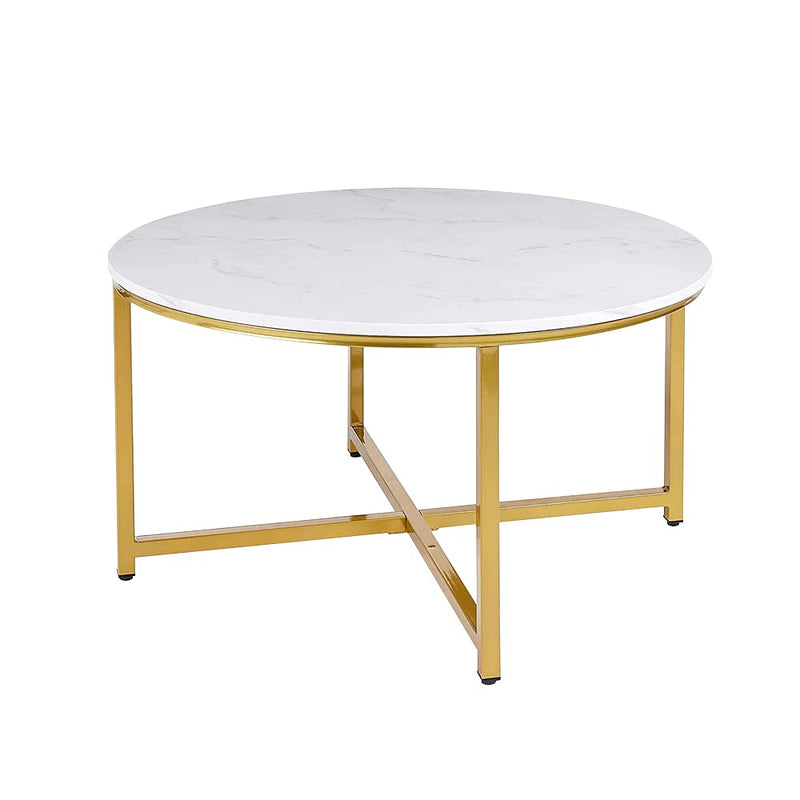 Modern Round Coffee Table for Living Room, Sofa Center Table for Dining Room,