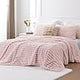 Night Stripes Fleece Queen Comforter Set -Super Soft & Warm Fluffy Bedding