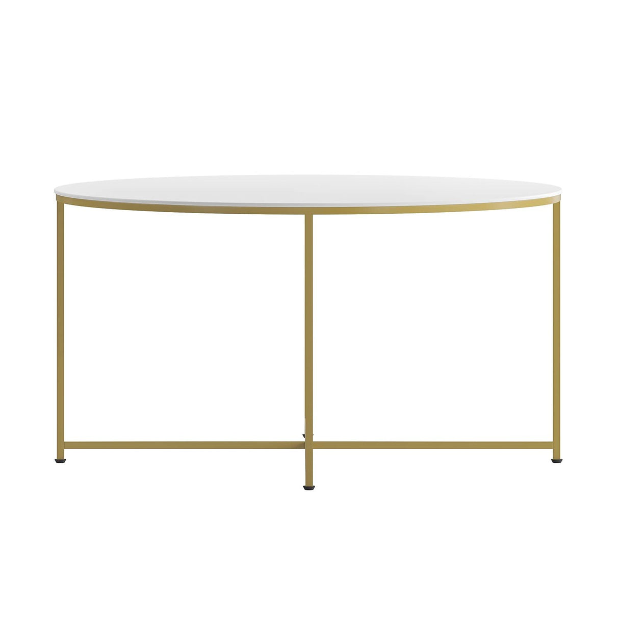 Hampstead Collection Coffee Table - Modern White Finish Coffee Table