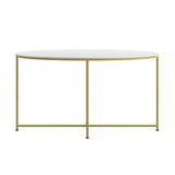 Hampstead Collection Coffee Table - Modern White Finish Coffee Table