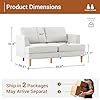 Small Couches for Small Spaces Love Seat with 2 Seat