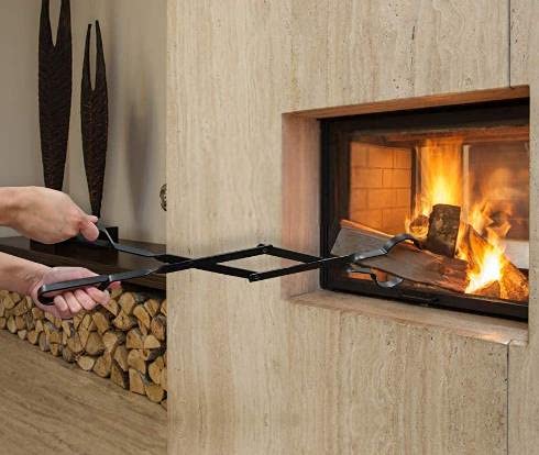 Heavy Duty 32 inch Long Campfire Bonfire Poker Stick 25 Inch Fireplace Tong