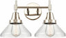 447-2W-PN-G4474 Two Light Bath Vanity