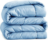 Queen Size Down Alternative Microfiber Quilted Solid Comforter/Duvet Insert