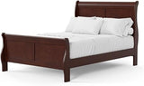 Transitional Solid Wood Full Bed in Cherry