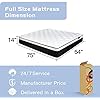 CHEVNI Full Mattress, 14 Inch Euro Top Full Size Springs Mattress