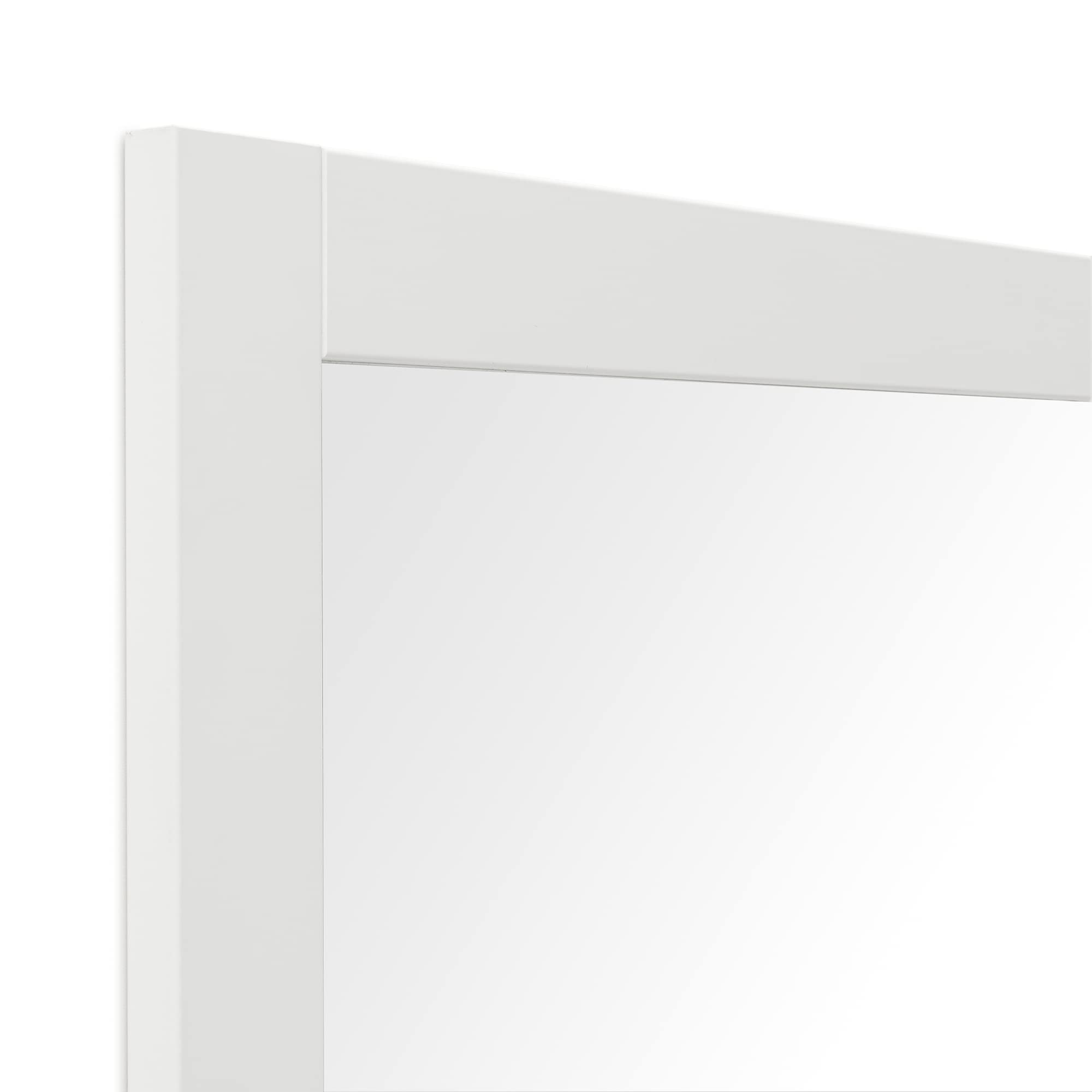 Wall Mirror, S01, 70 x 50, White, Made in Italy