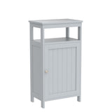 Floor Storage Cabinet, Multifunctional Side Storage Cabinet with Three-Position Adjustable