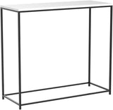 Safdie & Co. Console Table, White, 12D x 31W x 28H in