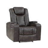 Nantes Wall-Hugger Power Reclining Chair, Brownish Gray