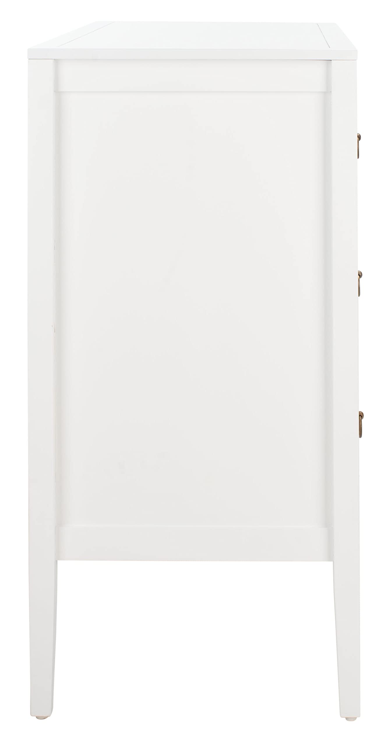 Home Collection Tegan White 3-Drawer Storage Living Room Bedroom